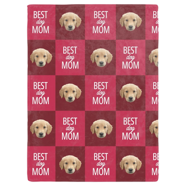 Personalized Best Pet Mom / Pet Dad Photo Upload Blanket