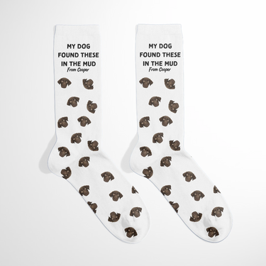 Personalized Father’s Day Pet Face Pattern Socks
