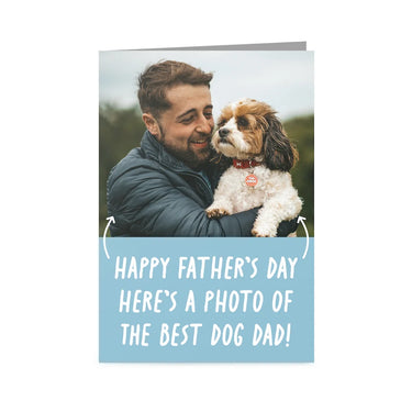 Personalized Pet Photo Upload Father’s Day Greetings Card