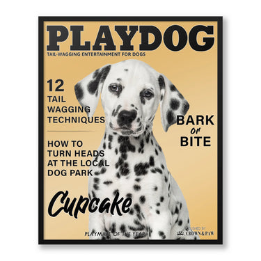 Personalized Playdog Pet Face Magazine Cover