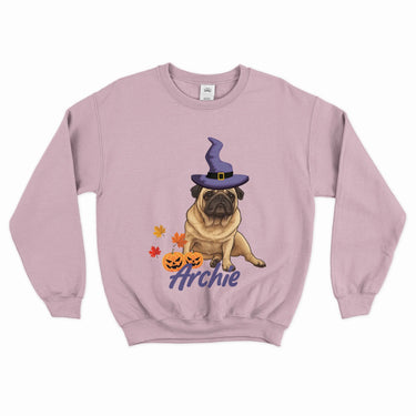 Personalized Halloween Cartoon Pet Face Sweatshirt