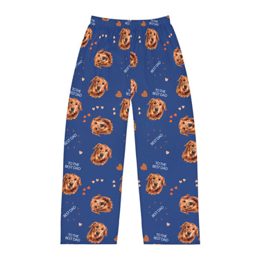 Custom Pet Face Mens Pajama Pants