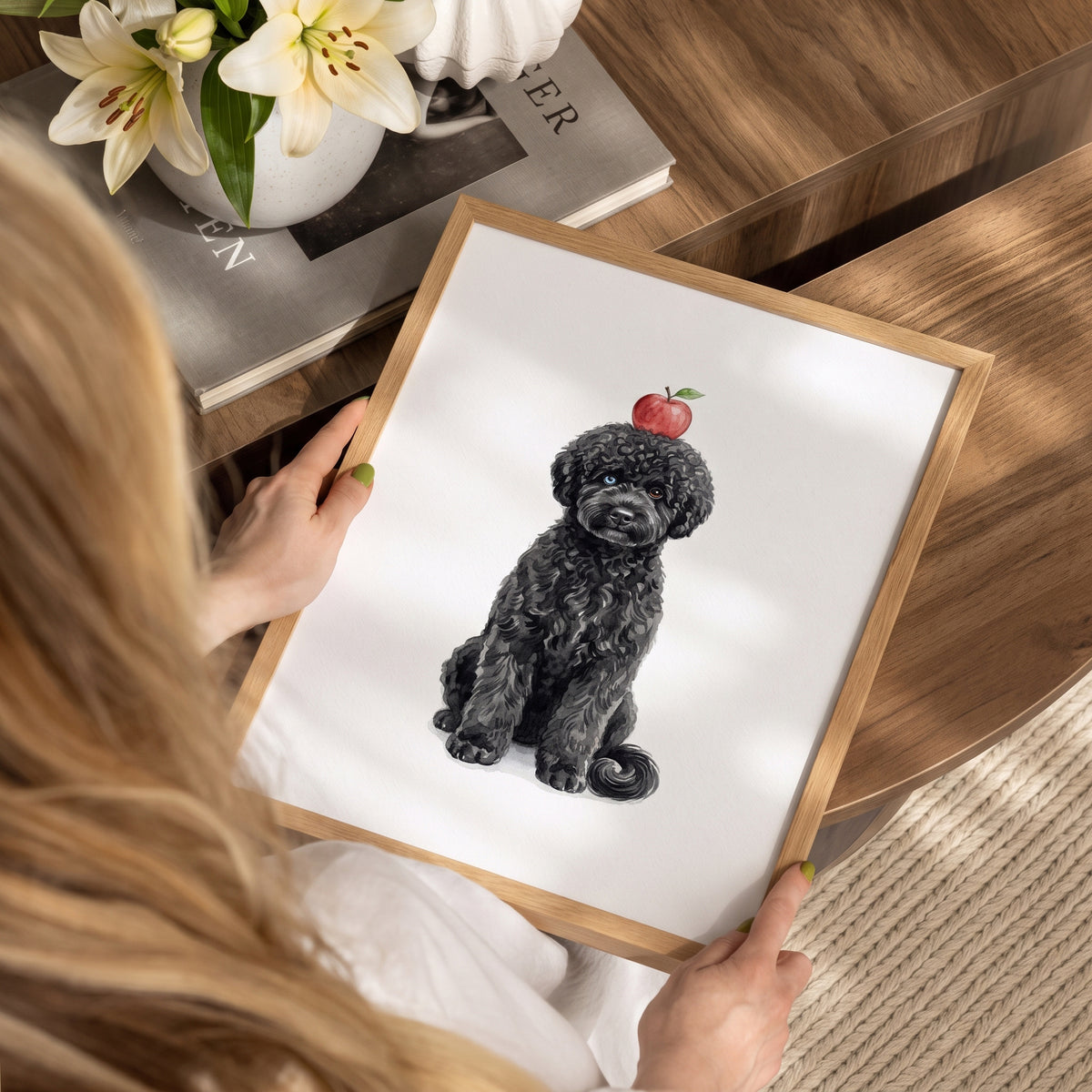 Balancing Apple Pet Portrait