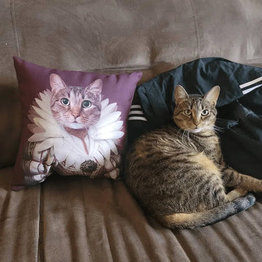 The Queen - Custom Throw Pillow
