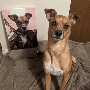 The Space Hunter - Custom Pet Canvas