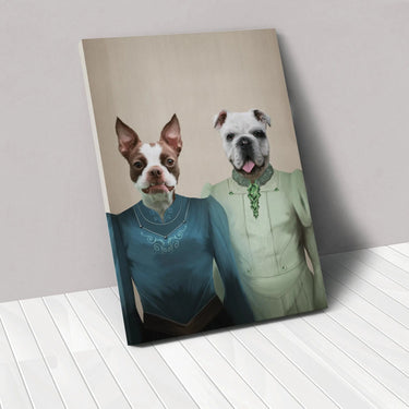 The Little Ladies - Custom Pet Canvas