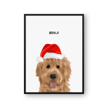 Christmas Pet Portrait - One Pet