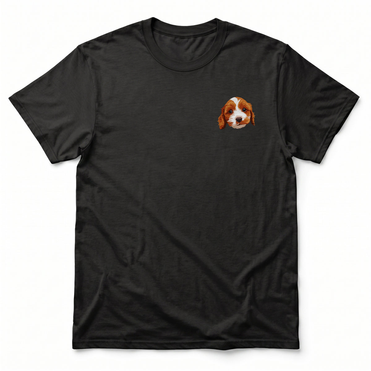 Custom Embroidered Pet Face Tee Shirt