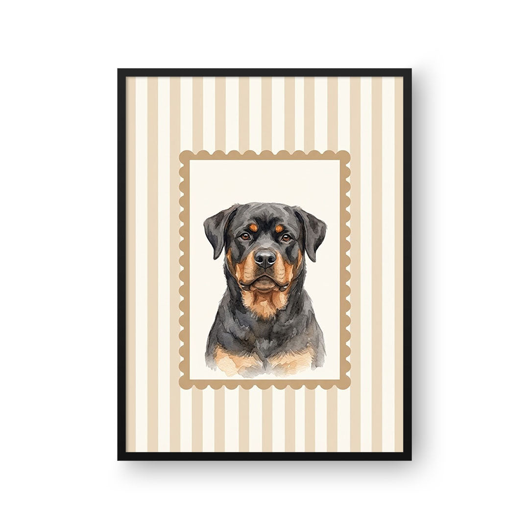 Watercolor Stamp Portrait