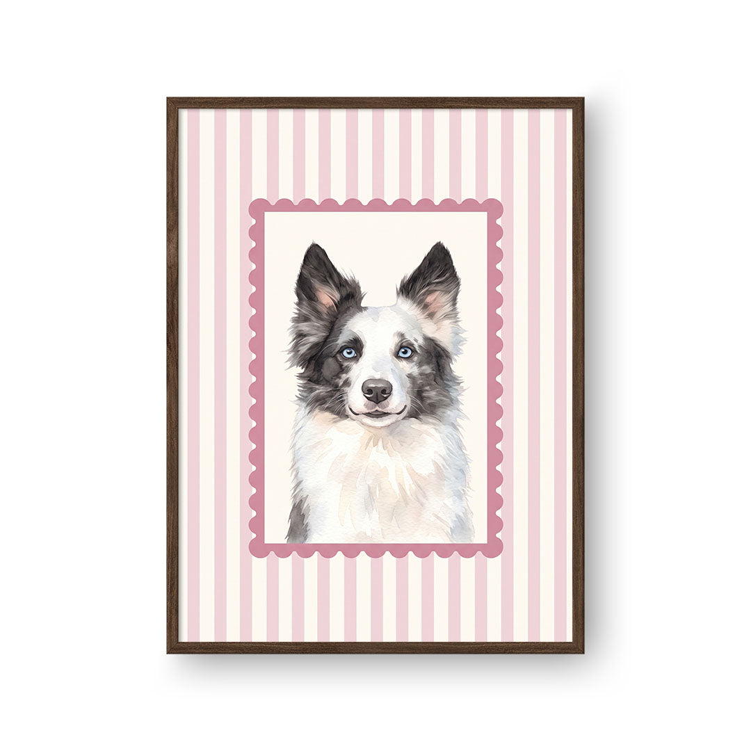 Watercolor Stamp Portrait