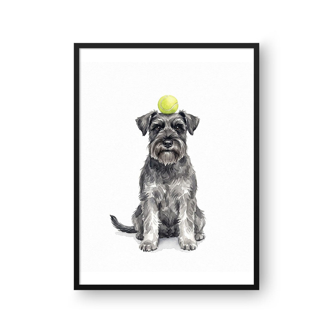 Tennis Ball Pet Portrait