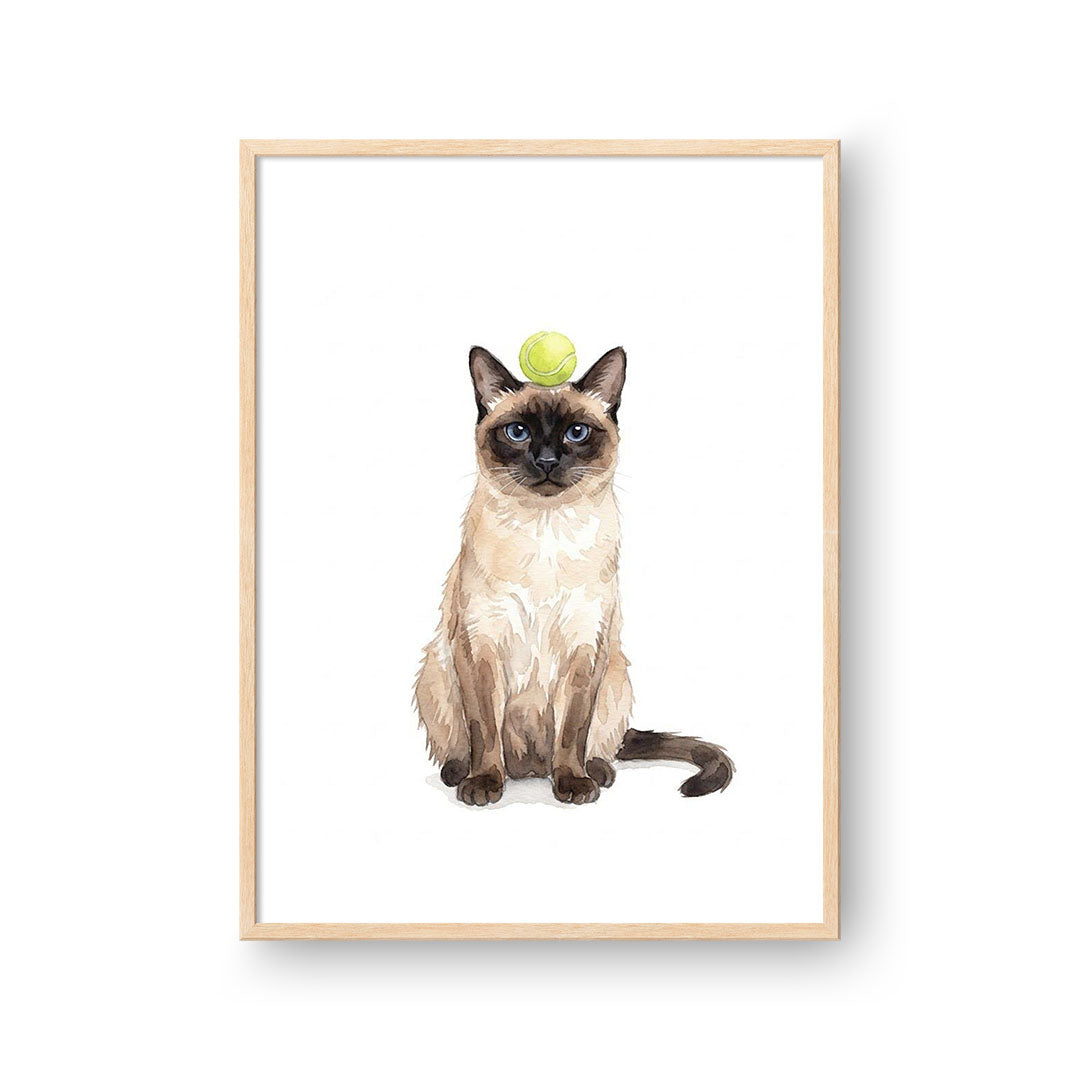 Tennis Ball Pet Portrait