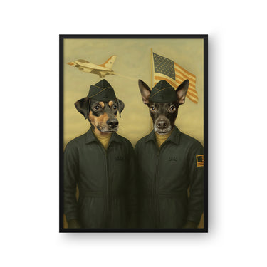 The US Air Men - Custom Pet Poster