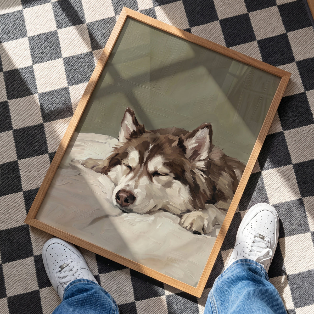 Sleeping Pet Portrait