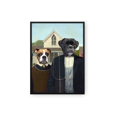 The American Gothic - Custom Pet Poster