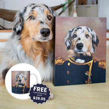 The Admiral - Custom Pet Canvas