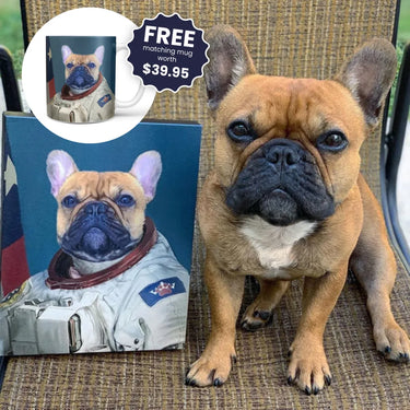 The Astronaut - Custom Pet Canvas