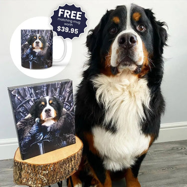 The King in the North - Custom Pet Canvas