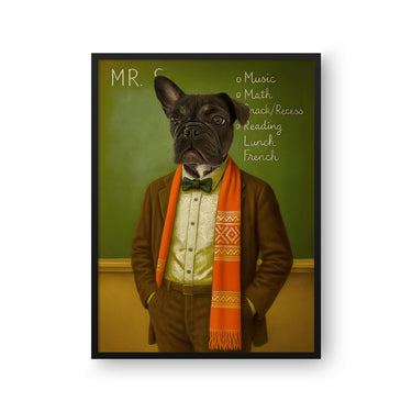 The Rock Teacher - Custom Pet Poster