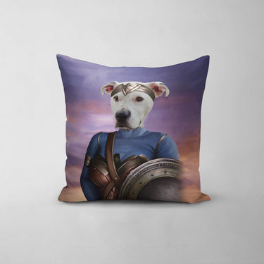 The Super Princess - Custom Throw Pillow