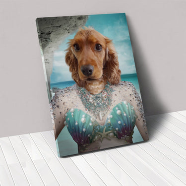 The Mermaid - Custom Pet Canvas
