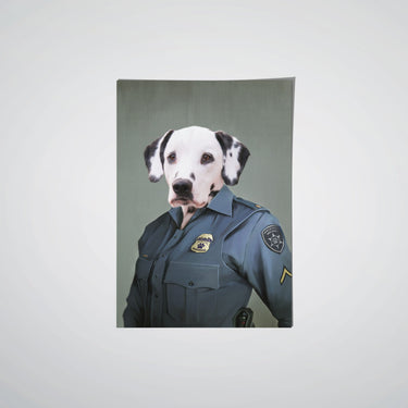 The Female Police Officer - Custom Pet Poster