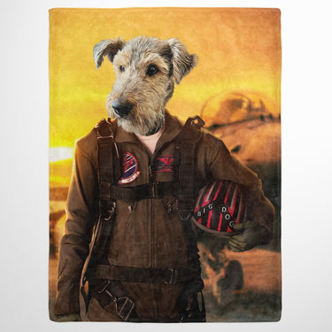 The Top Pilot - Custom Pet Blanket