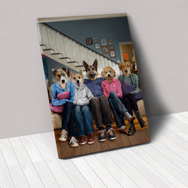 The Happy Family - Custom Pet Canvas