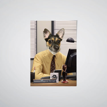 The Pawssistant Manager - Custom Pet Poster