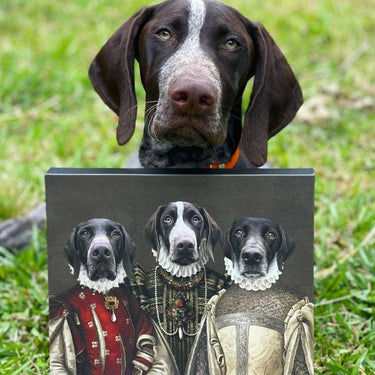 The Three Queens - Custom Pet Canvas