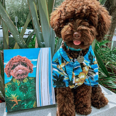 The Surfer - Custom Pet Canvas