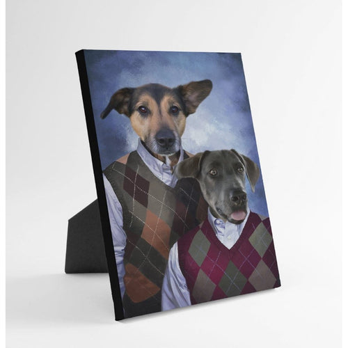 Crown and Paw - Standing Canvas Step Brothers - Custom Standing Canvas