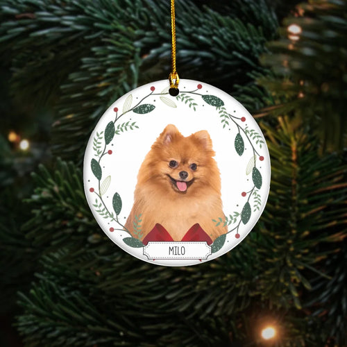 Personalized Traditional Ornament With Custom Photo