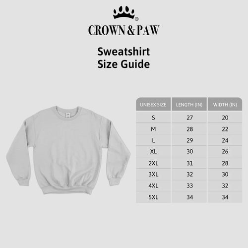 Teeinblue - Sweatshirt Size Guide Inches (DESKTOP)