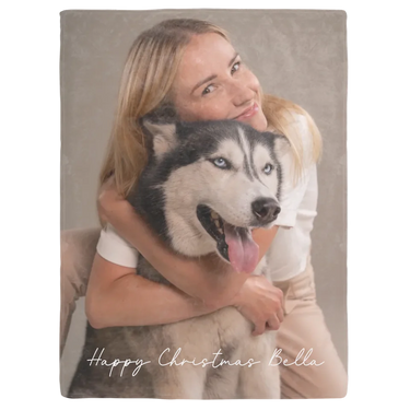 Custom Photo Layout Upload Blanket