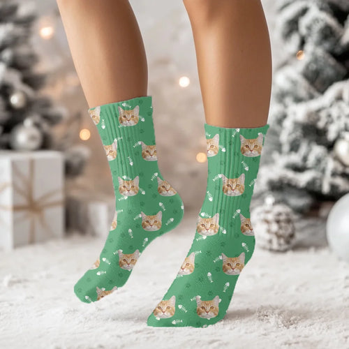 2 - Christmas Sock Mock Up - Base Image