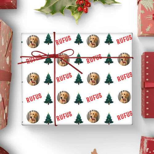 30x35.5 Wrapping Paper Christmas Mock Up Base Image