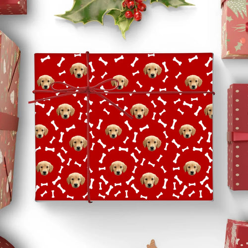 30x35.5 Wrapping Paper Christmas Mock Up Base Image