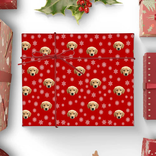 30x35.5 Wrapping Paper Christmas Mock Up Base Image