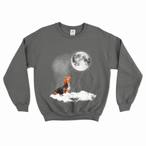 Front Side - Sweatshirt - Charcoal Heather #3A3A38 1080P