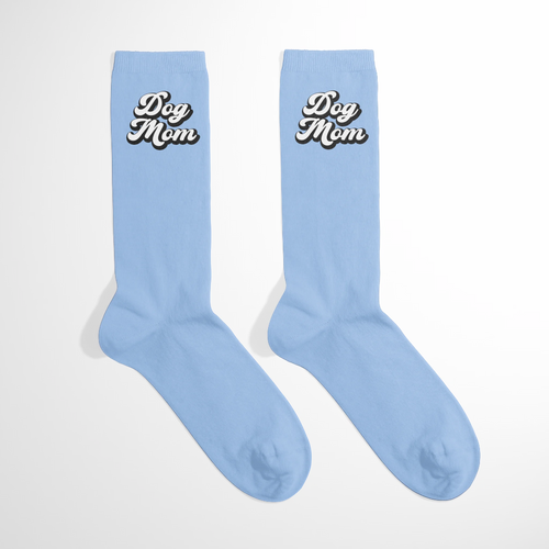 Personalized Pet Mom Text Socks