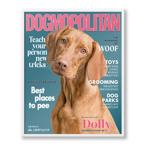 8x10 Framed Poster Black Frame Vertical