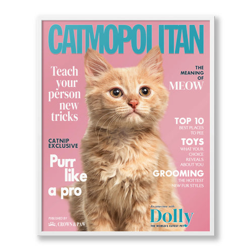 8x10 Framed Poster Black Frame Vertical