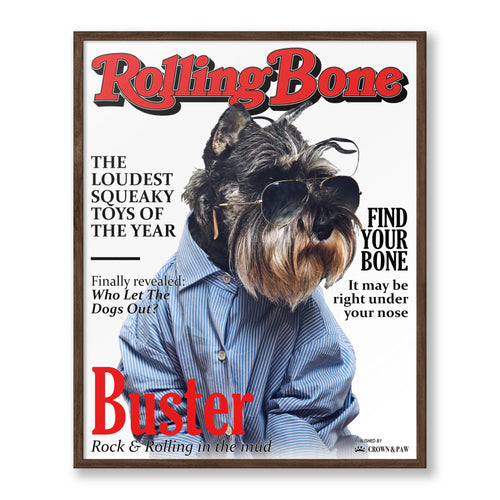 8x10 Framed Poster Black Frame Vertical