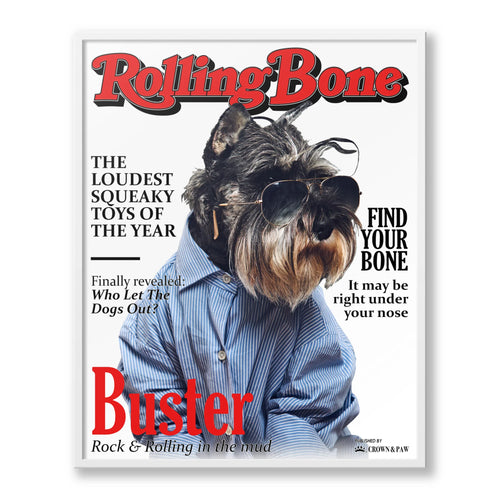 8x10 Framed Poster Black Frame Vertical