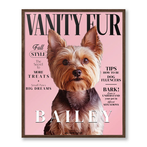 8x10 Framed Poster Black Frame Vertical