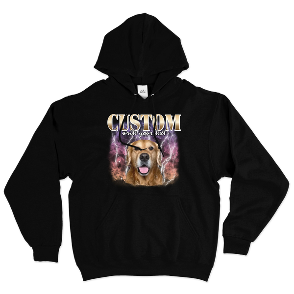 Personalized Vintage Style Pet Face Hoodie