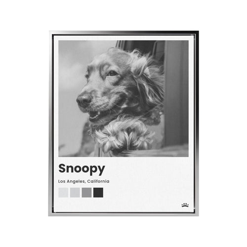Framed Canvas Black 8x10 Base Mock Up