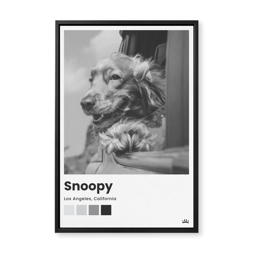 Framed Canvas Black 16x24 Base Mock Up