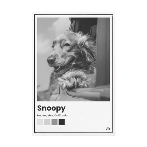 Framed Canvas Black 16x24 Base Mock Up